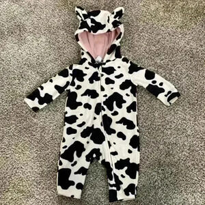 💜 3-6 Month Adorable Cow Costume